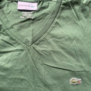 Men’s Lacoste shirt green size 2xlt